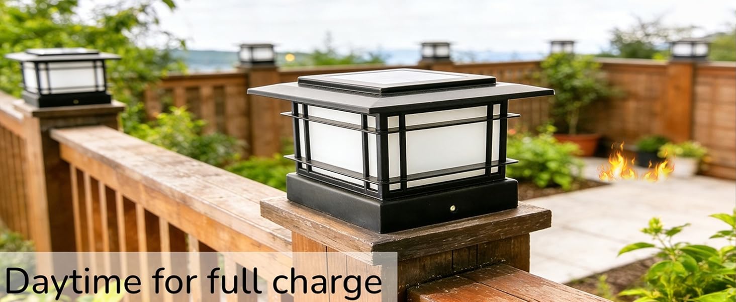 Solar Post Cap Lights