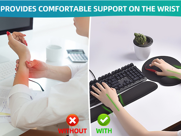 mouse pad wrist support