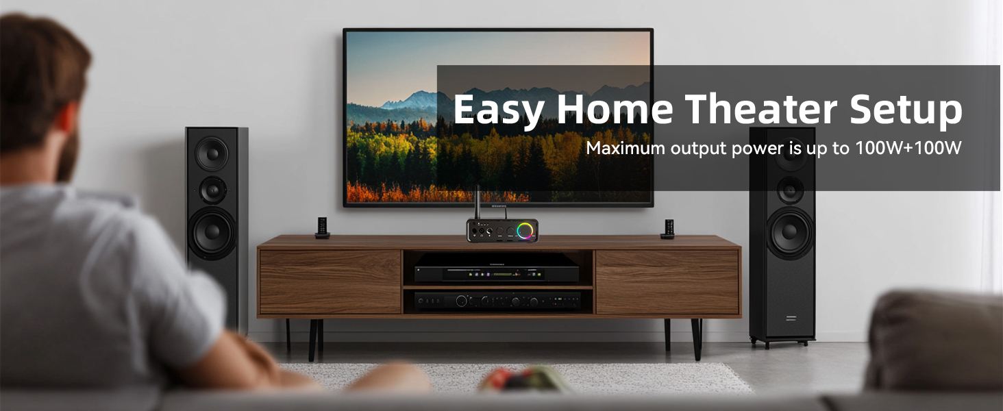 bluetooth amp;audio component amplifiers