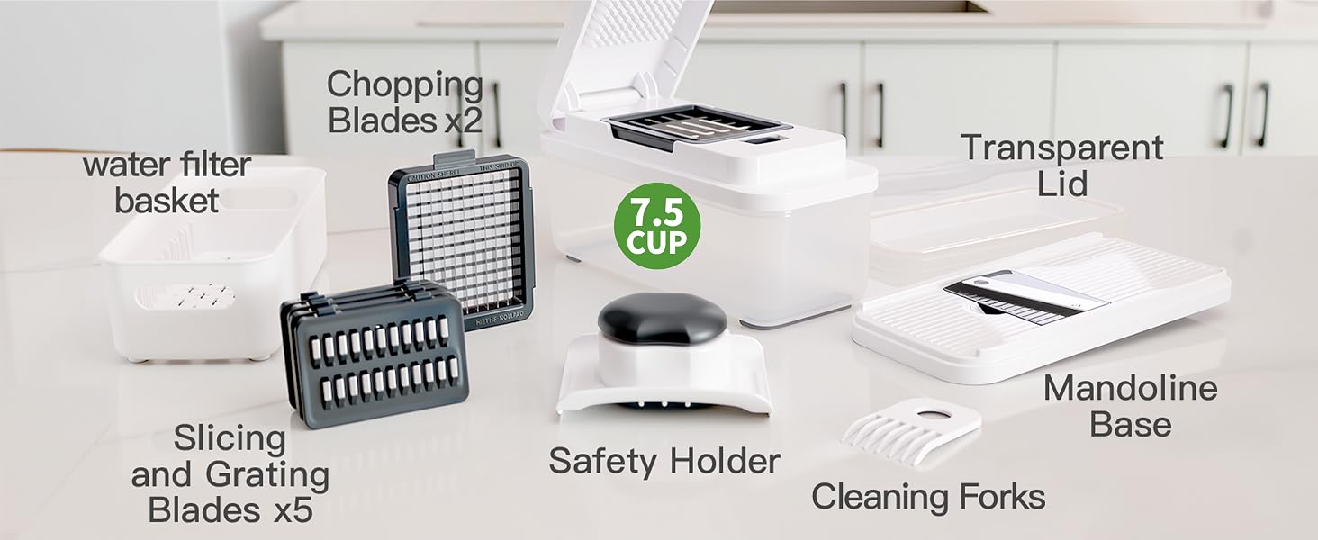 Large capacity clear food storage container with non-slip base for mess-free vegetable preparation
