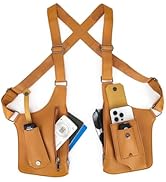 Glamzlele Double Shoulder Armpit Bag for Men chest rig Underarm Concealed Anti-Theft Adjustable P...
