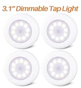 Dimmable Tap lights, Push Lights, Stick on Lights, LED Puck Light, Closet Light, Under Cabinet light