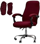Melaluxe Office Chair Cover with Armrest Covers, Universal Stretch Desk Chair Cover, Computer Cha...