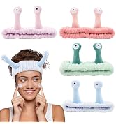 Canitor Snail Spa Headband Makeup Skincare Headband for Washing Face Small Cute Fun Funny Gifts W...