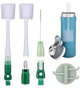 5-in-1 Straw Cleaner Brush Fit for Owala FreeSip 24oz/32oz/40oz, Multifunctional Water Bottle Cle...