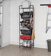 vertical organizer storage rack pantry garage