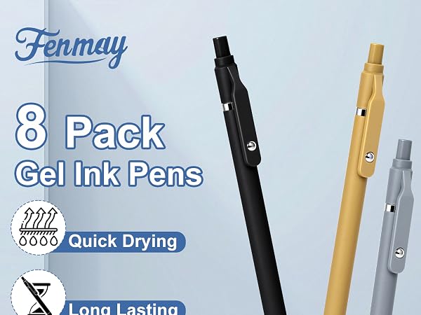 Gel pens