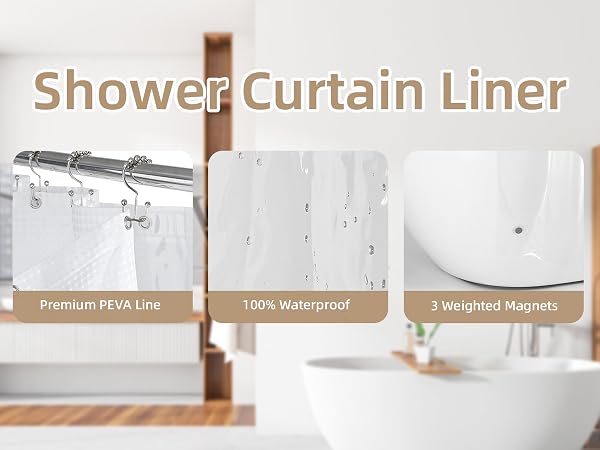 peva shower curtain liner