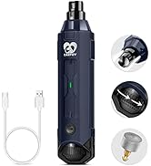 Casfuy 6-Speed Dog Nail Grinder - Newest Enhanced Pet Nail Grinder Super Quiet Rechargeable Elect...