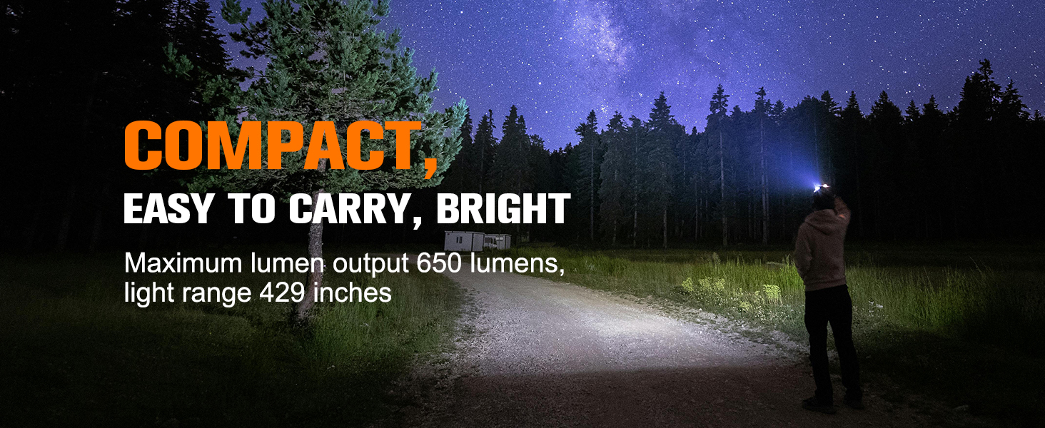 650 lumens keychain flashlight