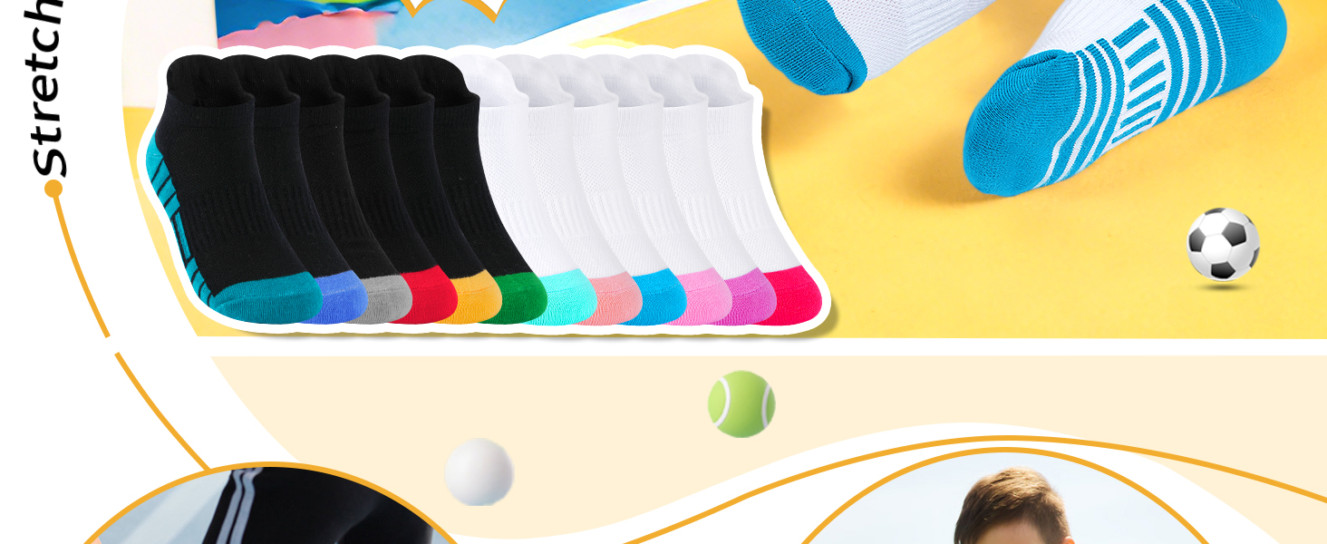 breathable boys ankle socks