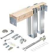 AWDIA 36x80 Pocket Door Frame Kit with Soft Close Mechanism, Hidden Sliding Soft Close Pocket Doo...