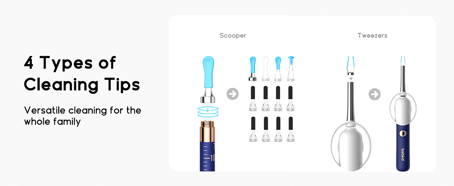 bebird earsight plus replacement tips ear cleaner camera tips