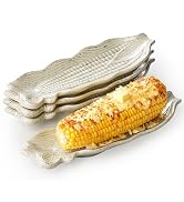 YHOJOY Corb on the Cob Holders, Ceramic Corn Dishes Corn Cob Holder Set of 4, Microwave Dishwashe...