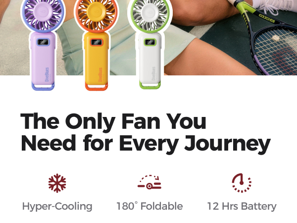the only fan you need for every journey