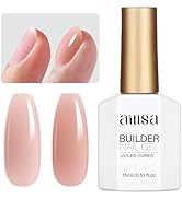AILLSA Builder Gel for Nails 7 In 1 Nude Hard Gel Nail Polish for Nail Thickening Natural Color S...