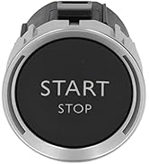 Qiilu Start Engine Button, Car Starter Switch Button 98021996ZD Engine Start Switch Replacement f...