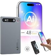 AI Noise Cancellation Voice Recorder - 64GB Memory, Transcribe & Summarize, 81 Languages Support ...