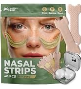 Peace&Quiet PQ 40 Nasal Strips for Snoring, Nasal Stripes for Sports & Sleeping - Nose Strips for...