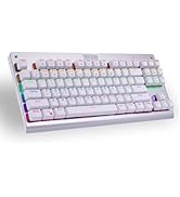 Granvela OUTEMU Brown Switches 87-Key Mechanical Keyboard | Rainbow LED Backlit | NKRO(N-Key Roll...