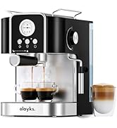 olayks. Professional 20-Bar Espresso Coffee Maker, Semi-Automatic with Steam Wand Milk Frother, A...