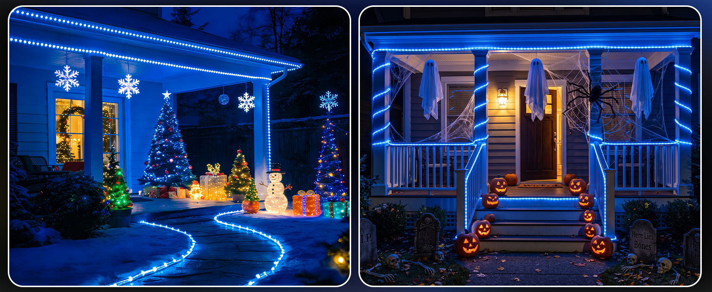 outdoor rope lights waterproof