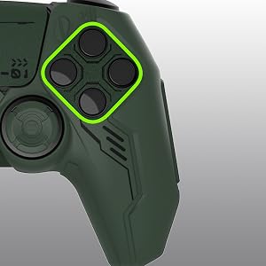 PlayVital Guardian Edition Ergonomic Soft Controller Silicone Case Grips for ps5
