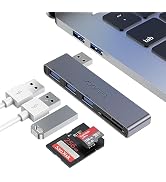 USB Hub MOGOOD 5 in 1 Multiport USB Adapter with 1×USB 3.0, 2×USB 2.0,SD/TF Card Reader USB Split...