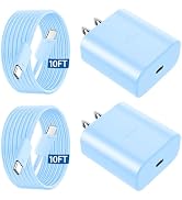 45W Samsung USB-C Super Fast Charger Type C 10FT C Charger Cable Fast Charging with Android Phone...