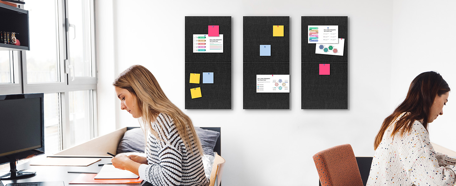 felt cork tiles for office