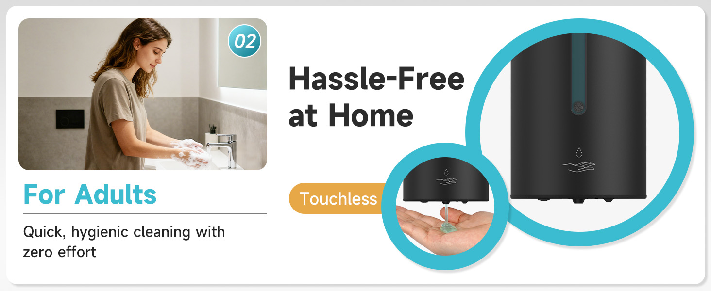 AK1205 Wall Mount Automatic Soap Dispenser