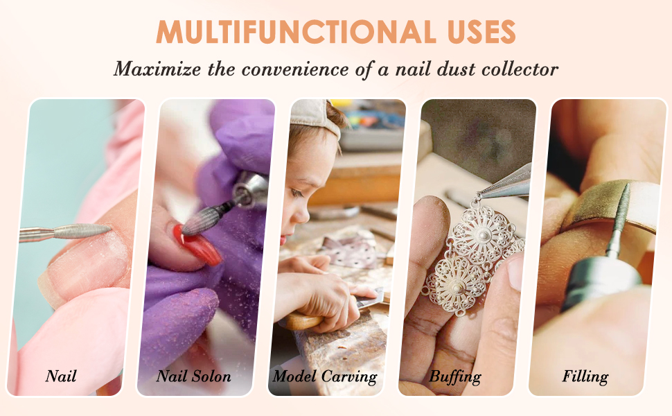 nail duster collector dust collector nail tech colector de polvo de uñas profesional