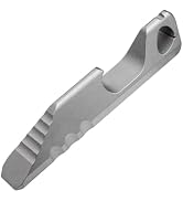 ainhue A23 Mini Pry Bar Bottle Opener, TC4 Titanium Prism Triangular Multi-Tool EDC Small Crowbar