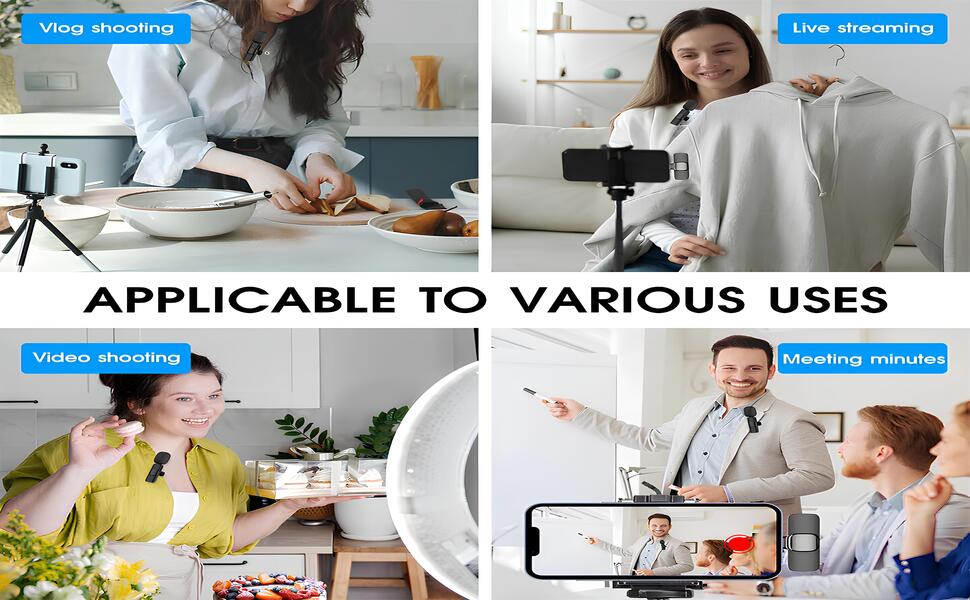 Lavalier microphone lav mic Wireless lavalier microphone