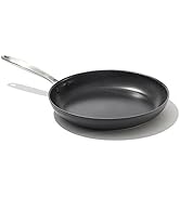 OXO Enhanced 12" Frying Pan Skillet, PFAS-Free Ceramic Nonstick, Durable Hard Anodized Cookware, ...