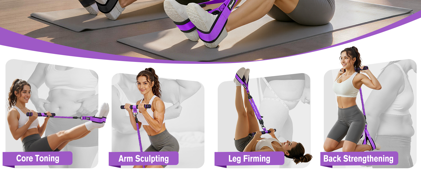 pedal resistance band with handle