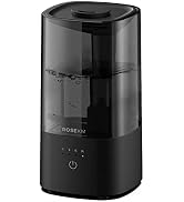 Rosekm Humidifiers for Bedroom, 2.0L Cool Mist Humidifier for Plant and Baby Nursery, Small Quie...