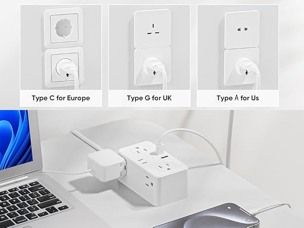 Type A/C/G/E/F Plug