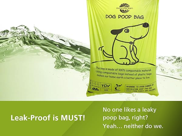Moonygreen dog poop bags