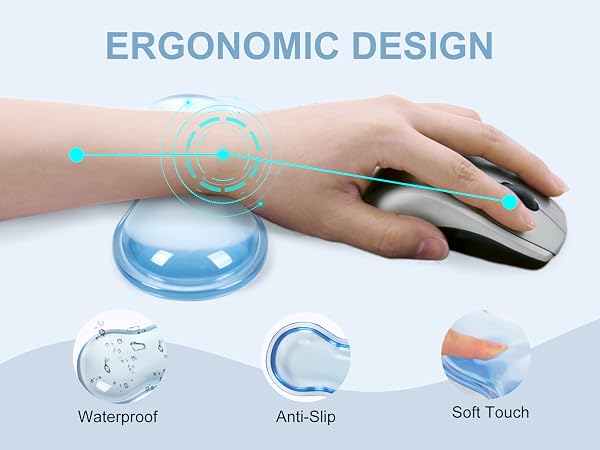 mouse pad and keyboard wrist rest