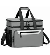 Neverwhy Cooler Bag for Camping, Portable Waterproof Cooler Bags, 32L Insulated Lunch Bag for Pic...