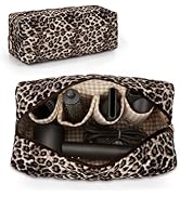 HiTotes Hair Tools Travel Bag Compatible with Dyson Airwrap Cute Floral Travel Case for Shark Fle...