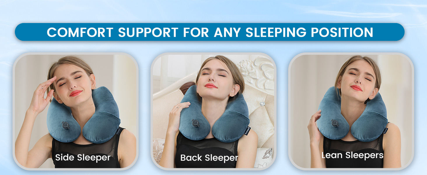 blow up neck pillows for air travel