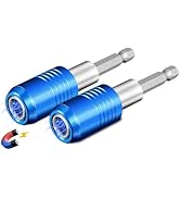BLACKROBOT 2-Piece Magnetic Quick Change Impact Bit Holder, 2.5-Inch Drill Bit Extension for 1/4