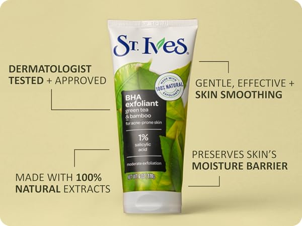 BHA Green Tea Face Scrub