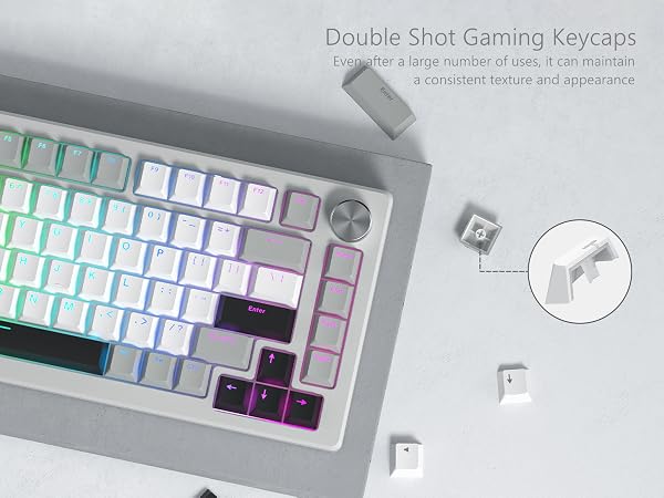 shine through keycaps