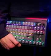 CHERRY XTRFY MX 8.3 TKL Wireless Mechanical Gaming Keyboard | LCD Display & Rotary Knob | Hot Swa...