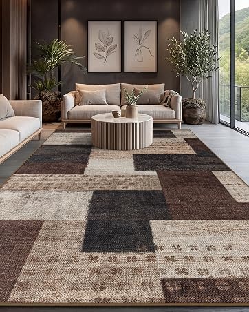 Brown Rug for Living room