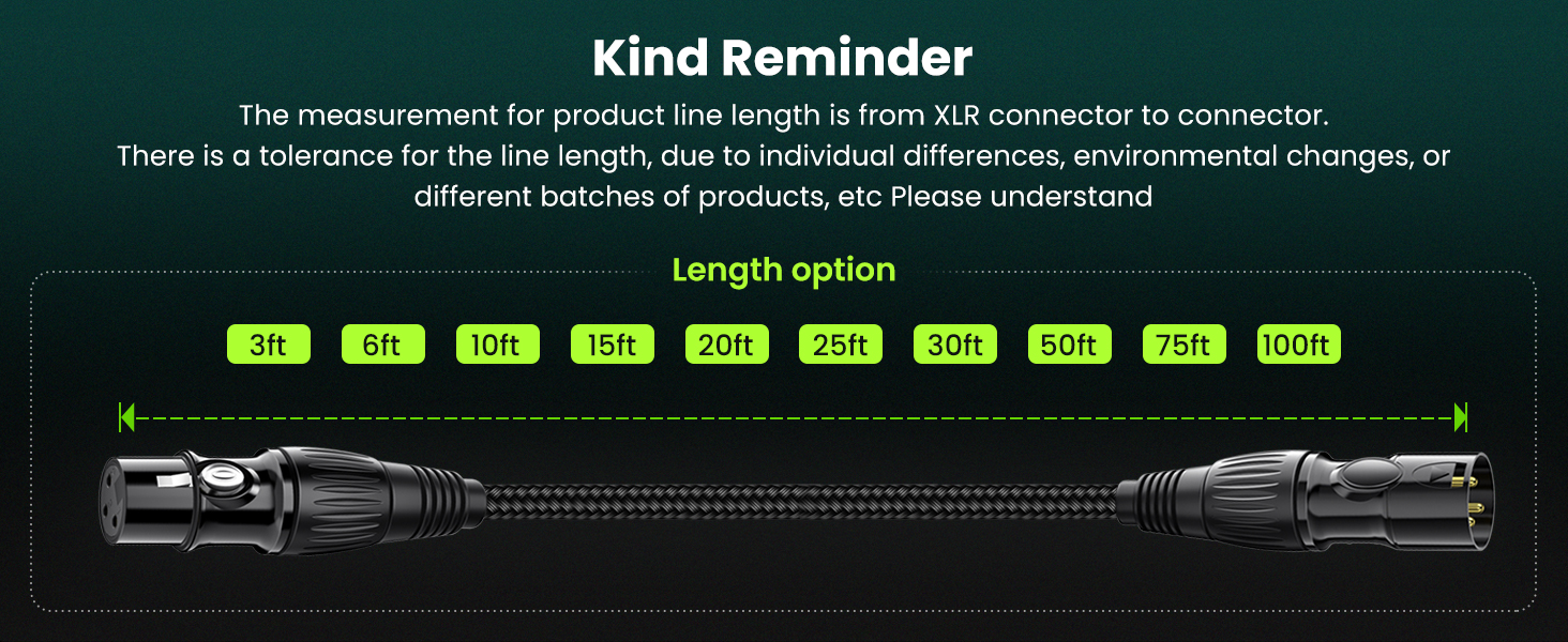 XLR to XLR Cable