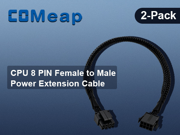 CPU 8(4+4) Pin Extension Power Adapter